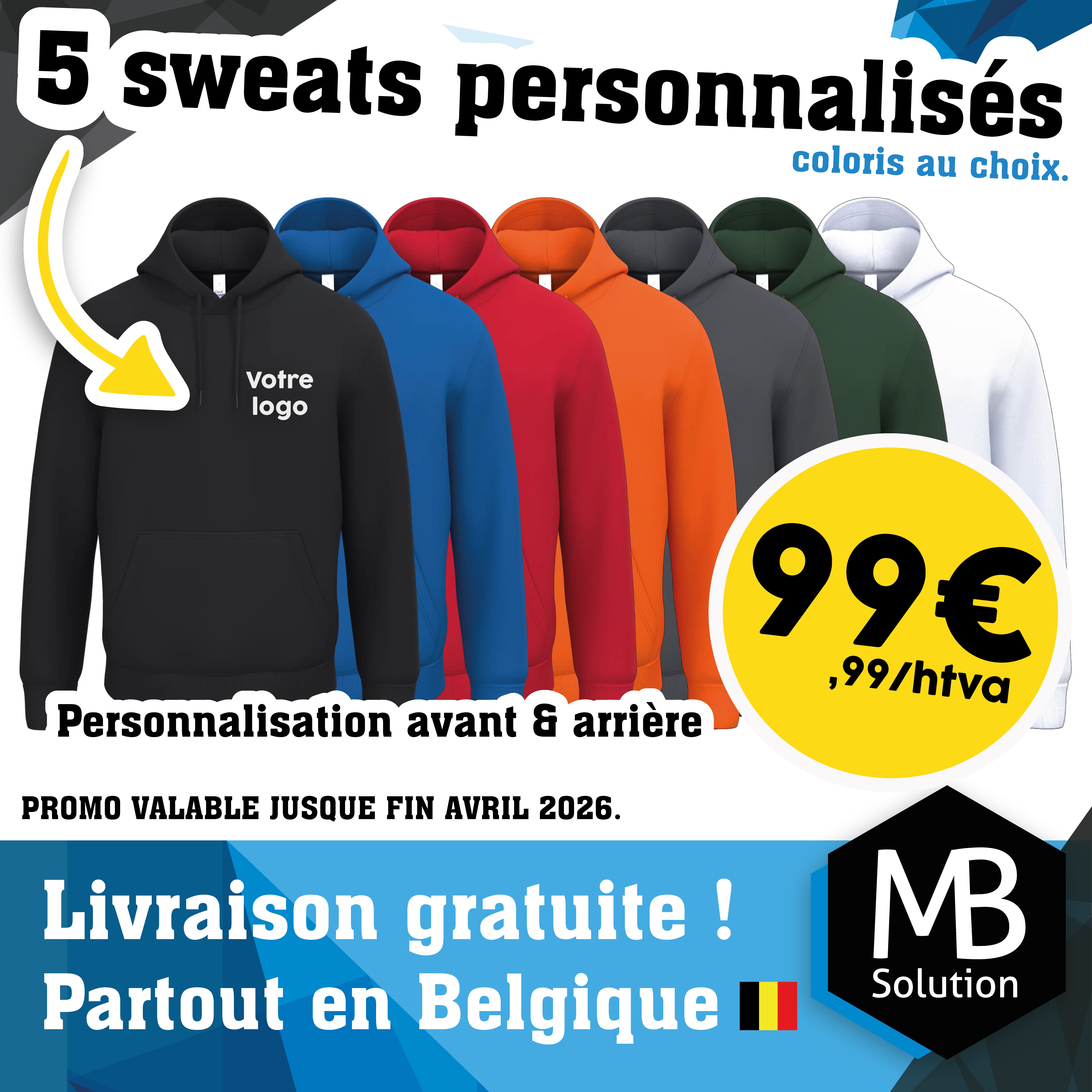 Sweats personnalisés (PROMO)