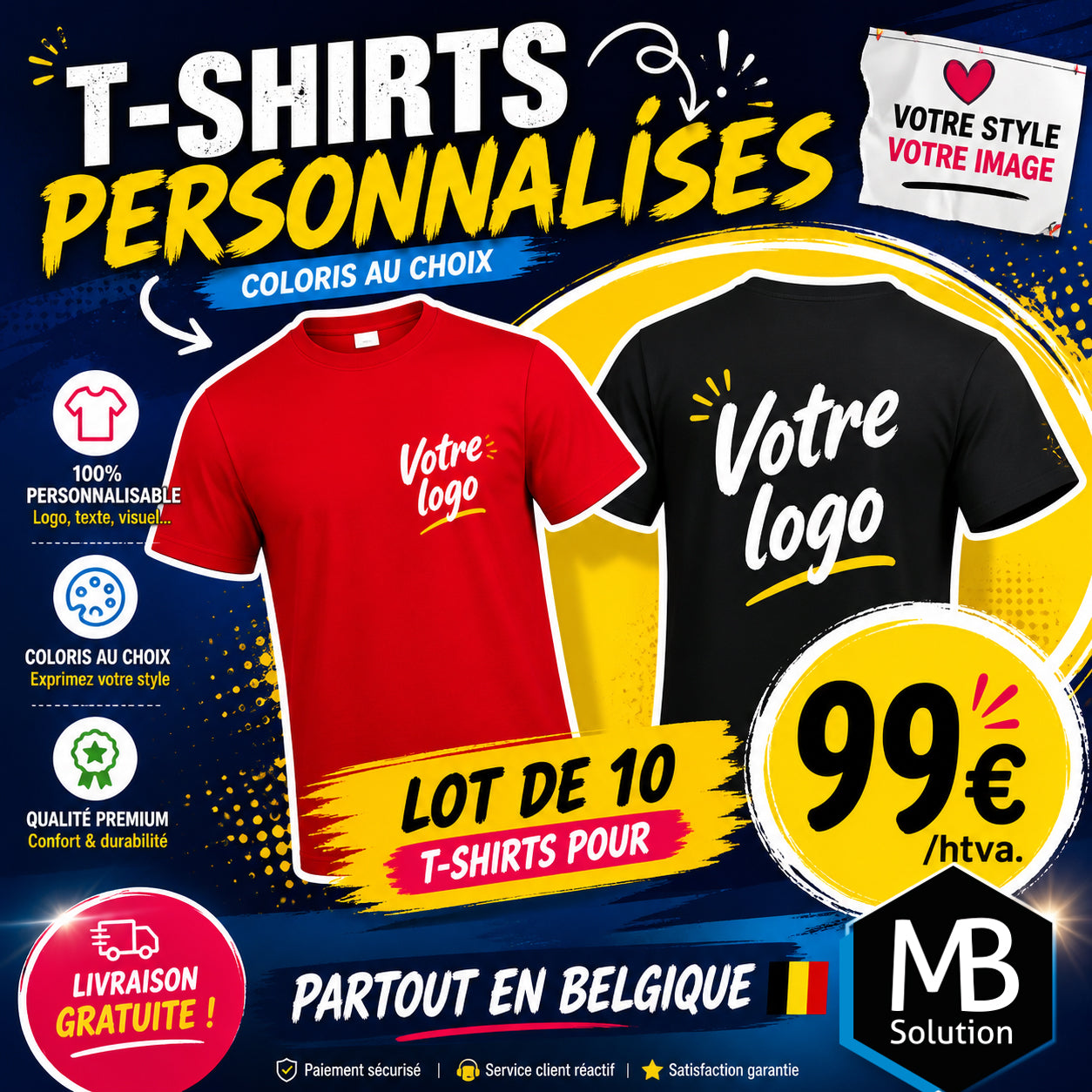 T-shirts personnalisés (PROMO)